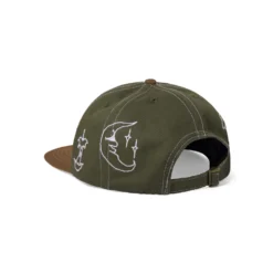 Critter 6 Panel Cap, Army / Brown -Men Clothing Sales Critter6PanelArmy Ochre3 scaled