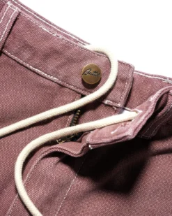 Washed Canvas Double Knee Pants, Brick -Men Clothing Sales DSC08309