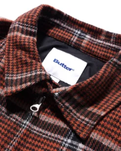 Dougie Plaid Overshirt, Rust / Black / White -Men Clothing Sales DougiePlaidOvershirt3