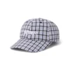 Gingham 6 Panel Cap, Pale Blue / Midnight