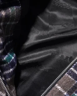 Grove Plaid Overshirt, Grey / Navy / Forest -Men Clothing Sales GrovePlaidOvershirtGrey Navy Forest3