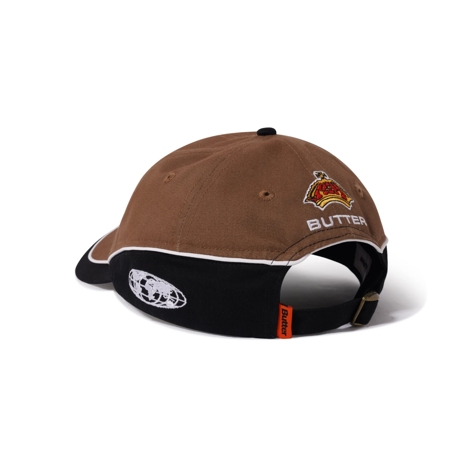 Internationale 6 Panel Cap, Brown / Black 2 Internationale 6 Panel Cap, Brown / Black - Image 2