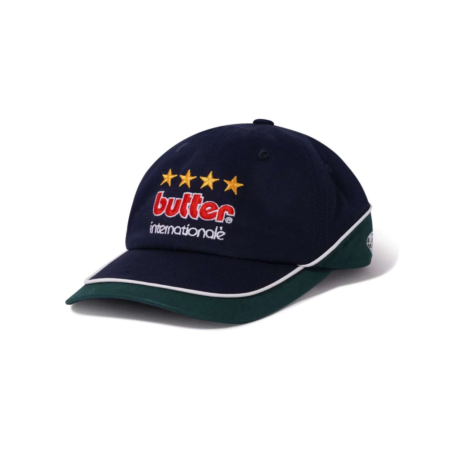 Internationale 6 Panel Cap, Navy / Forest 1 Internationale 6 Panel Cap, Navy / Forest