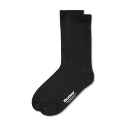 Pigment Dye Socks, Washed Black