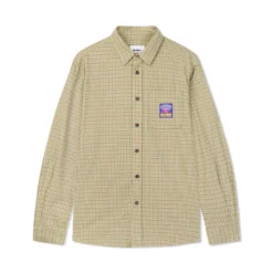 Terrain L/S Shirt, Cream / Forest