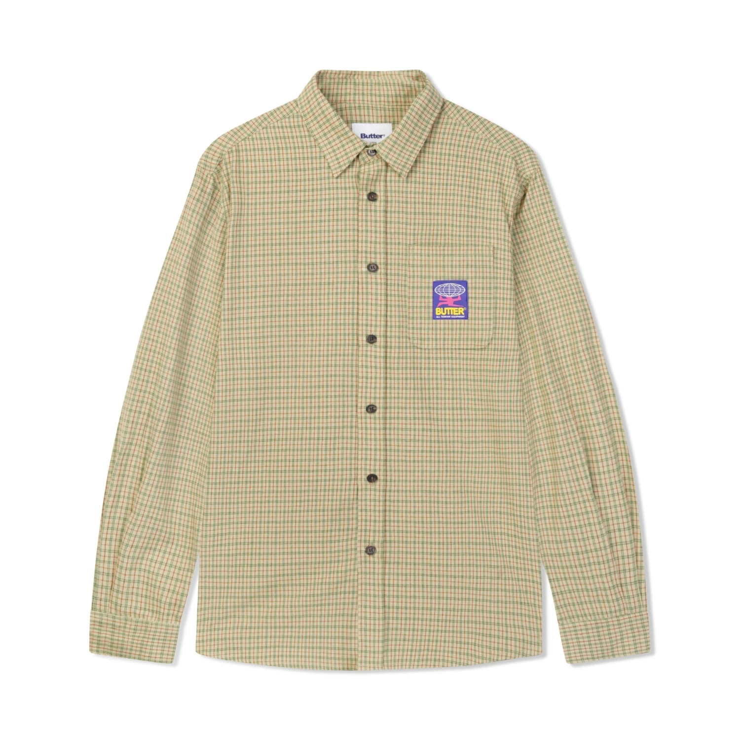 Terrain L/S Shirt, Cream / Forest 1 Terrain L/S Shirt, Cream / Forest