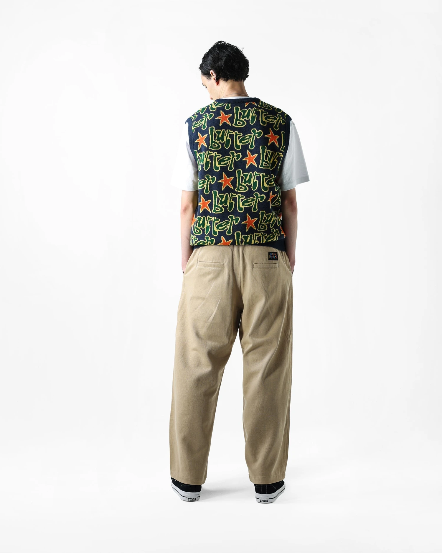 Wide Leg Pants, Khaki 4 Wide Leg Pants, Khaki - Image 4