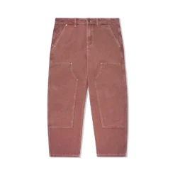 Washed Canvas Double Knee Pants, Brick