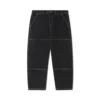Work Double Knee Pants, Washed Black